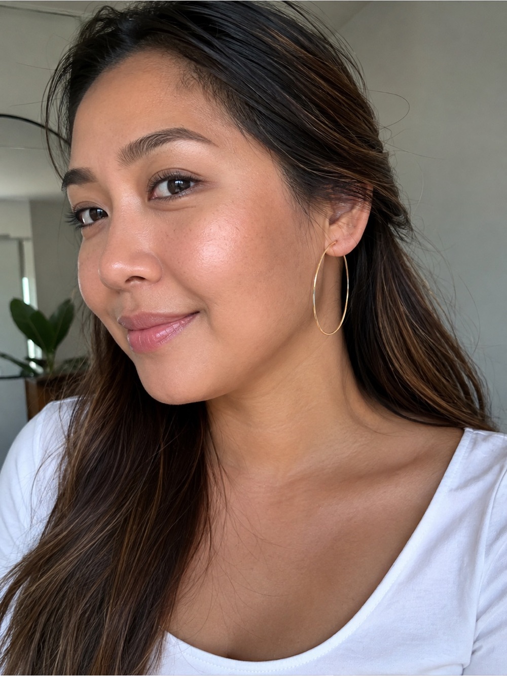 Gold 18k Hoop Earrings